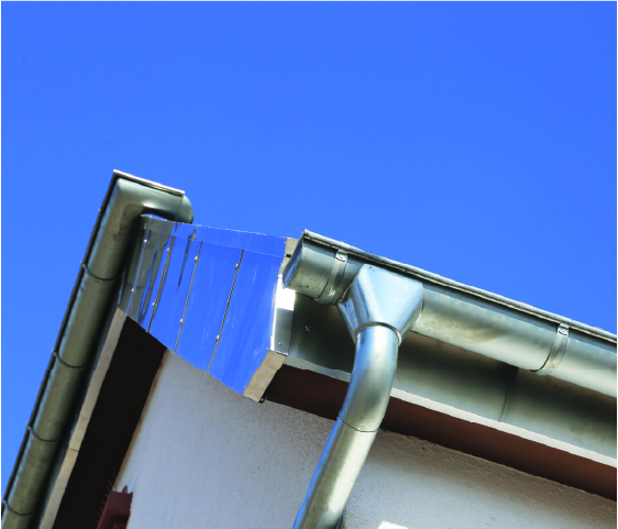 galvanized steel gutters for home in Naperville IL