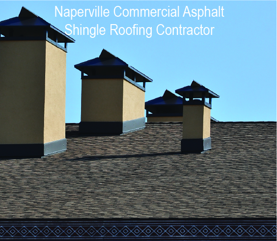 Commercial asphalt shingle roof for condominium complex in Naperville IL