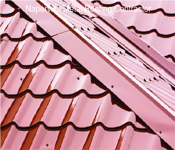stunning closeup of metal roofing material for new roof project